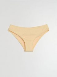 Strukturalny dół od bikini - kremowy. Białe stroje kąpielowe damskie Sinsay, l, bez wzorów. Za 19.99 zł.