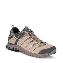 Buty trekkingowe męskie Aku Alterra Lite Goretex. Brązowe buty zimowe męskie Aku, bez wzorów, z gore-texu, bez obcasa, bez zapięcia. Za 819.99 zł.