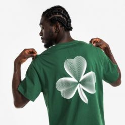Koszulka do gry w koszykówkę unisex Tarmak NBA Celtics TS 900. Zielone bluzki damskie TARMAK, m, bez wzorów, z bawełny, sportowe, bez kołnierzyka, bez ramiączek. W wyprzedaży za 49.99 zł.