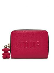 TOUS Portfel 2002001925 Różowy. Czerwone portfele damskie tous, ze skóry. Za 369.99 zł.
