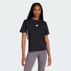 Koszulka Essentials 3-Stripes Cotton. Białe bluzki damskie Adidas, xs, bez wzorów, z bawełny, sportowe, bez kołnierzyka, bez ramiączek. W wyprzedaży za 77.40 zł.