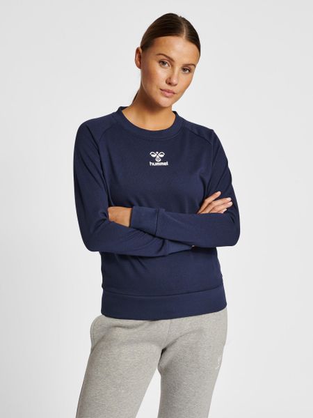 Bluza damska Hummel Icons. Niebieskie bluzy damskie Hummel, s, bez wzorów, z bawełny, eleganckie, bez ramiączek, bez kaptura. Za 193.00 zł.