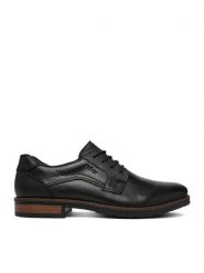 Rieker Półbuty CEO-14603-00 Czarny. Czarne buty wizytowe męskie Rieker, bez wzorów, ze skóry, bez obcasa, bez zapięcia. Za 429.99 zł.
