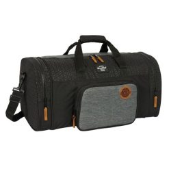 Torba sportowa BlackFit8 Old school Czarny. Szare torby sportowe męskie safta, bez wzorów. Za 124.55 zł.