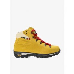 Buty turystyczne damskie Zamberlan Kjon GTX. Żółte obuwie trekkingowe damskie Zamberlan, bez zapięcia. Za 671.99 zł.