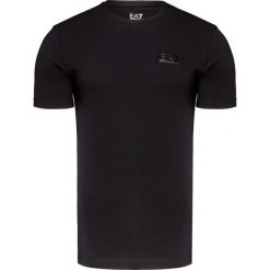 T-shirt EA7 EMPORIO ARMANI. Czarne t-shirty męskie EA7 Emporio Armani, bez wzorów, z bawełny, bez kołnierzyka, bez ramiączek. W wyprzedaży za 168.00 zł.