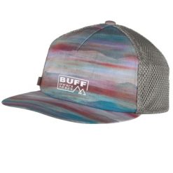 Damska czapka z daszkiem Buff Pack Trucker Cap. Żółte czapki damskie Buff, bez wzorów, z bawełny, sportowe. Za 99.99 zł.