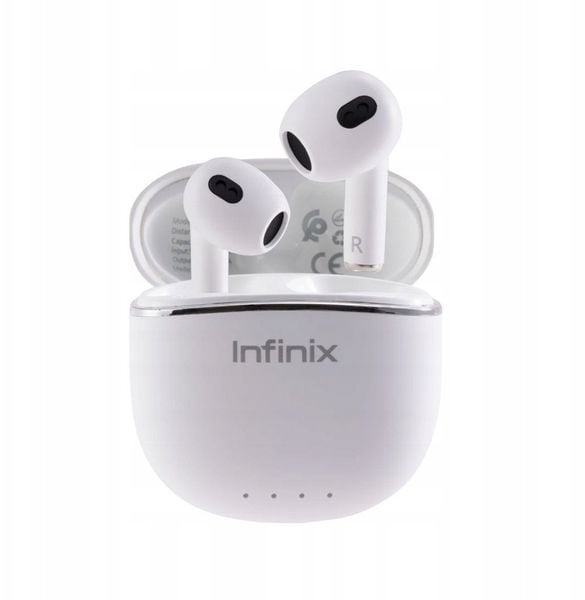 Słuchawki douszne Infinix Buds Lite XE23 białe. Białe słuchawki douszne Infinix. Za 93.28 zł.