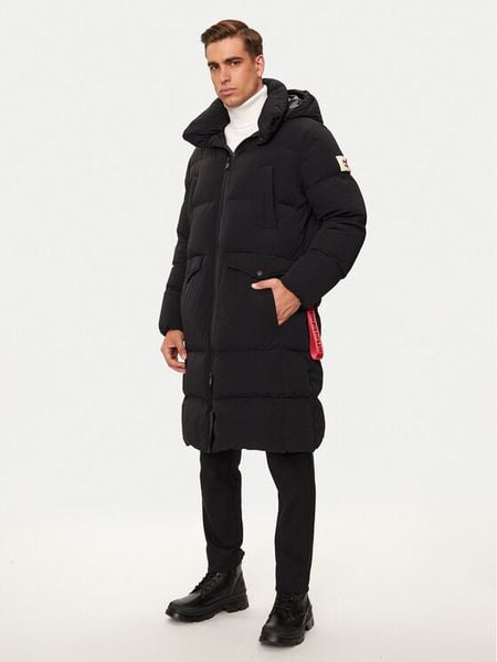 After Label Kurtka puchowa Alaska A00014 Czarny Regular Fit. Czarne kurtki męskie After Label, l, bez wzorów, z puchu, bez kaptura. Za 1,809.99 zł.