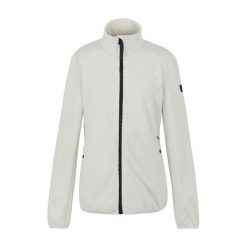 Damska Bluza Polarowa Ened. Białe bluzy damskie Regatta, na zimę, bez wzorów, z polaru, sportowe, bez ramiączek, bez kaptura. Za 90.99 zł.