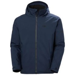 Kurtka wodoodporna z kapturem Helly Hansen HP Racing Lifaloft. Niebieskie kurtki męskie Helly Hansen, s, bez wzorów, z materiału, klasyczne, z kapturem. Za 769.00 zł.