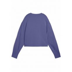 Damska bluza HER o luźnym kroju PUMA Blue Crystal. Niebieskie bluzy damskie Puma, l, bez wzorów, prążkowane, sportowe, bez ramiączek, bez kaptura. W wyprzedaży za 124.00 zł.