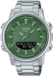 ZEGAREK MĘSKI CASIO AMW-880D-3A + BOX. Zegarki męskie Casio, bez wzorów. Za 552.28 zł.