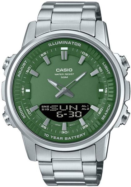 Zegarek Casio ZEGAREK MĘSKI CASIO AMW-880D-3A + BOX. Zegarki męskie Casio, bez wzorów. Za 372.99 zł.