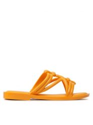 Melissa Klapki Wave Sand+Salinas AD 33437 Żółty. Brązowe klapki damskie Melissa, bez wzorów, z tworzywa sztucznego, bez obcasa, bez zapięcia. Za 249.99 zł.