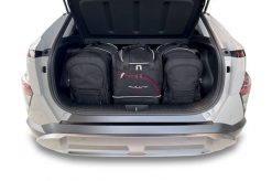 Torby Do Bagażnika Hyundai Kona Hev 2023+ 4Szt Kjust. Czarne torby podróżne damskie KJUST, bez wzorów, z kauczuku. Za 1,234.00 zł.
