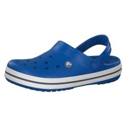 Crocs Crocband klapki letnie Caribbean Turquoise rozmiar 37.5. Niebieskie klapki damskie Crocs, na lato, bez wzorów, sportowe, bez obcasa, bez zapięcia. Za 257.99 zł.