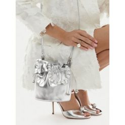 Torebka GINO ROSSI. Szare torebki do ręki damskie Gino Rossi, bez wzorów, bez dodatków. Za 299.99 zł.