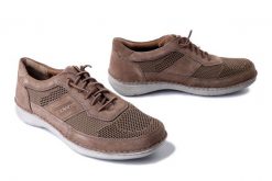 JOSEF SEIBEL New Anvers 12 44912 387 250 taupe, półbuty męskie. Brązowe półbuty męskie Josef Seibel, na lato, bez wzorów, ze skóry, bez obcasa, bez zapięcia. Za 322.92 zł.