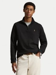 Polo Ralph Lauren Sweter 710P07411002 Czarny Regular Fit. Czarne swetry męskie Polo Ralph Lauren, m, bez wzorów, z bawełny, bez kołnierzyka, bez ramiączek. Za 859.99 zł.