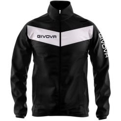 Givova Rain Kurtka Nero -bianco 2xl - Wodoodporny i oddychający. Kurtki męskie Givova, xl, bez wzorów, z syntetyku, eleganckie, bez kaptura. Za 84.00 zł.