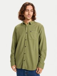 Quiksilver Koszula Motherfly Solid EQYWT04651 Zielony Regular Fit. Zielone koszule męskie Quiksilver, m, bez wzorów, z bawełny, bez kołnierzyka, bez ramiączek. Za 199.99 zł.