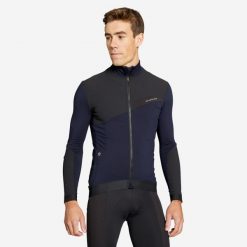 Bluza rowerowa Rockrider XC długi rękaw. Czarne bluzy męskie ROCKRIDER, s, bez wzorów, z dzianiny, sportowe, bez ramiączek, bez kaptura. Za 189.99 zł.