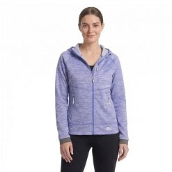 Damska Bluza Polarowa AT200. Niebieskie bluzy damskie Trespass, na zimę, m, bez wzorów, z materiału, bez ramiączek, z kapturem. Za 105.99 zł.