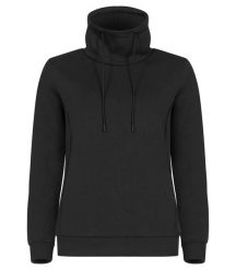 Clique Hobart Women bluza damska ze stójką z tkaniny air-layer – Black. Czarne bluzy damskie CLIQUE, m, bez wzorów, z elastanu, bez ramiączek, bez kaptura. Za 188.98 zł.