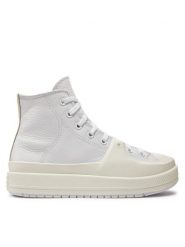 Converse Trampki Chuck Taylor All Star Construct Leather A02116C Biały. Białe trampki męskie Converse, bez wzorów, ze skóry, retro, bez zapięcia. Za 519.99 zł.
