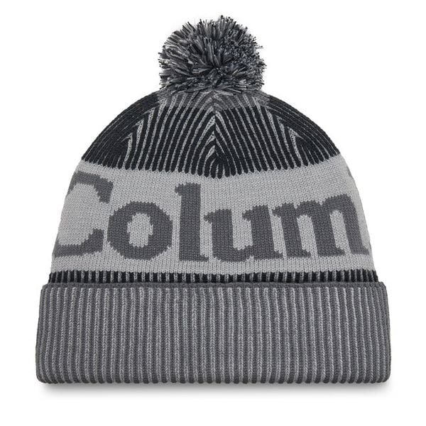 Czapka Columbia. Szare czapki męskie Columbia, na zimę, bez wzorów, z polaru. Za 109.99 zł.