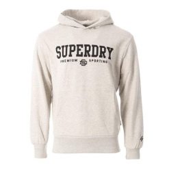 Bluza z kapturem Superdry Core Sport. Szare bluzy męskie Superdry, m, bez wzorów, z kapturem. Za 368.05 zł.