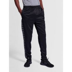 Spodnie dresowe męskie sportowe Hummel hml Authentic Pants. Czarne spodnie sportowe męskie Hummel, m, bez wzorów, z dresówki, do piłki nożnej. Za 191.00 zł.