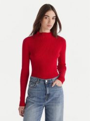 JOOP! Sweter Kalisto 30048405 Czerwony Slim Fit. Czerwone swetry nierozpinane damskie JOOP!, xs, bez wzorów, z syntetyku, bez kołnierzyka, bez ramiączek. Za 579.99 zł.