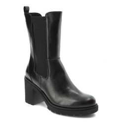 Czarna Kozaki Marco Tozzi Ocieplane Buty Damskie. Czarne kozaki damskie Marco Tozzi, bez wzorów, z futra, bez obcasa, na obcasie, bez zapięcia. Za 259.00 zł.