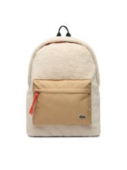 Lacoste Plecak NU5095NZ Beżowy. Brązowe plecaki damskie Lacoste, bez wzorów, z materiału. Za 509.99 zł.