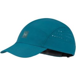 Czapka z daszkiem BUFF Teal. Żółte czapki damskie Buff, bez wzorów, z materiału. Za 99.99 zł.