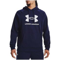 Bluza Męska Z Kapturem Nierozpinana Under Armour UA Rival Fleece Logo Xs. Niebieskie bluzy męskie Under Armour, m, bez wzorów, z kapturem, na fitness i siłownię. W wyprzedaży za 157.99 zł.