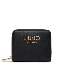 Liu Jo Portfel AA6156 E1012 Czarny. Czarne portfele damskie Liu Jo, ze skóry. Za 259.99 zł.