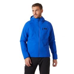 Kurtka turystyczna Helly Hansen Odin Stretch Insulat 2.0. Niebieskie kurtki męskie Helly Hansen, l, bez wzorów, eleganckie, bez kaptura. Za 1,122.00 zł.