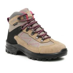 Buty trekkingowe damskie Grisport Gritex wysokie. Brązowe obuwie trekkingowe damskie Grisport, bez zapięcia. Za 238.70 zł.