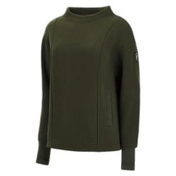 Damska bluza z okrągłym dekoltem Macron Athleisure FCC Dudinka. Zielone bluzy damskie Macron, l, bez wzorów, z materiału, eleganckie, bez ramiączek, bez kaptura. Za 342.50 zł.