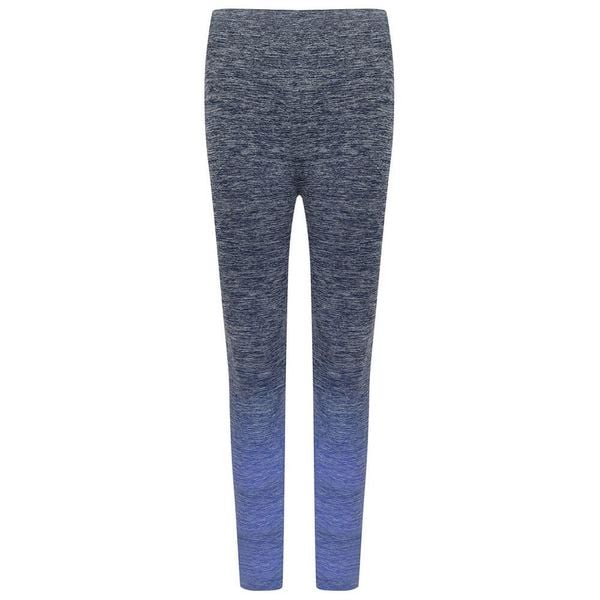 Legginsy Bezszwowe Damskie Fade. Niebieskie legginsy damskie TOMBO, bez wzorów. Za 113.99 zł.
