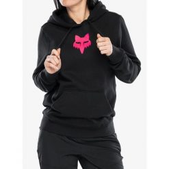 Bluza damska Fox Head Pullover Hoodie. Czarne bluzy damskie FOX, m, bez wzorów, casualowe, bez ramiączek, bez kaptura. Za 251.99 zł.