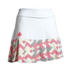 Spódnica Cantal, elegancja i wygoda dla graczy w padla – doskonała wydajność i s. Białe spódnice damskie IZAS, s, bez wzorów, sportowe, sportowe. Za 204.30 zł.