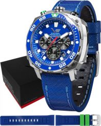 Zegarek Vostok Europe Zegarek męski Vostok Europe VK67-650A720 niebieski. Niebieskie zegarki męskie Vostok Europe, bez wzorów. Za 2,760.00 zł.