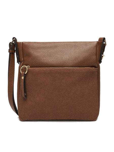 Lasocki Torebka C-LSK-K-062-06 Brązowy. Brązowe listonoszki damskie Lasocki, bez wzorów, z tworzywa sztucznego, bez dodatków. Za 169.99 zł.