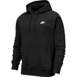 Bluza męska Nike NSW Club Hoodie czarna BV2654 010. Czarne bluzy męskie Nike, m, bez wzorów, bez kaptura, na fitness i siłownię. Za 281.99 zł.