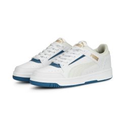 Buty Sportowe Męskie Puma Rebound Joy Low. Białe buty sportowe męskie Puma, bez wzorów, z gumy, bez zapięcia, trekkingowe. W wyprzedaży za 189.00 zł.
