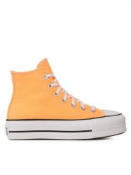 Converse Trampki Chuck Taylor All Star Lift Hi A03052C Pomarańczowy. Brązowe trampki i tenisówki damskie Converse, bez wzorów, z materiału, bez zapięcia. Za 419.99 zł.